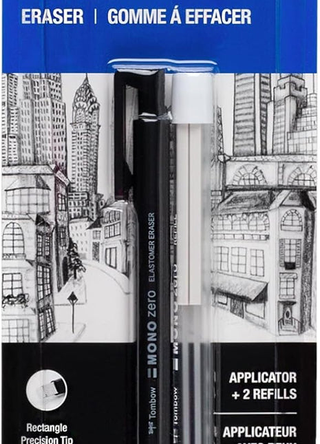Tombow Mono Zero Premium Precision Eraser Set (2.5mm)