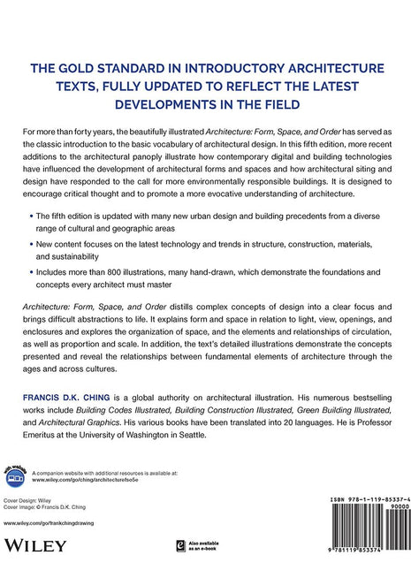 Architecture: Form, Space, and Order (5th Edition) – Francis D.K. Ching