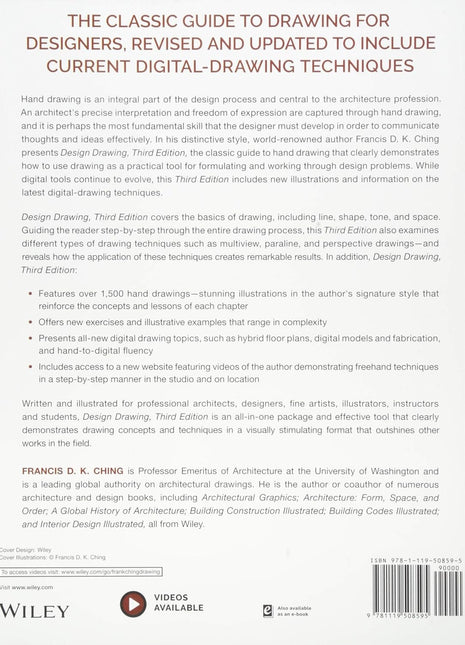 Design Drawing (3RD ed.) Ching, Francis D K (Author) , Juroszek, Steven P (With)
